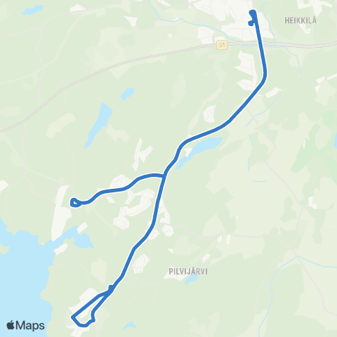 HSL Kirkkonummi-Kyrkvalla-Kantvik map