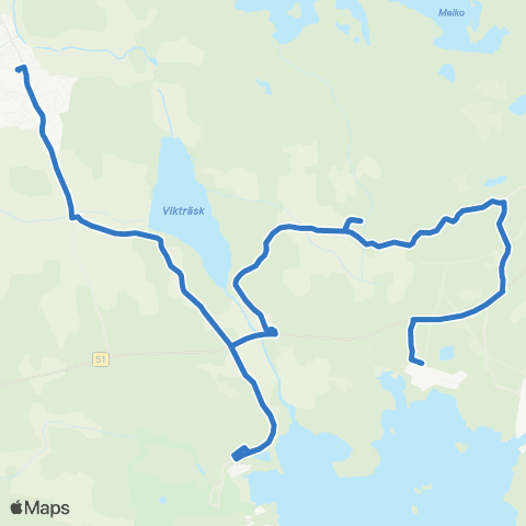 HSL Pikkala-Kuntakeskus map
