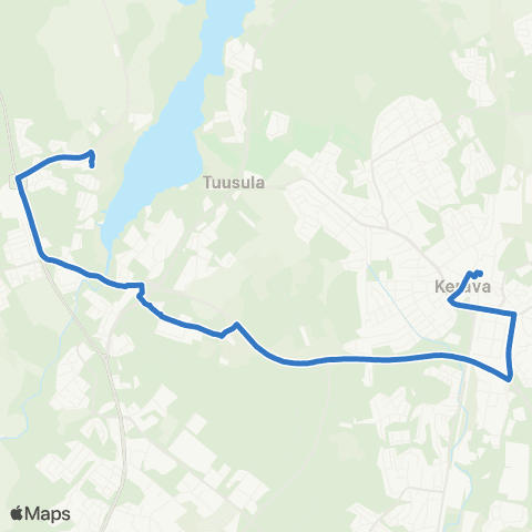 HSL Paijala-Hyrylä-Keravan asema map