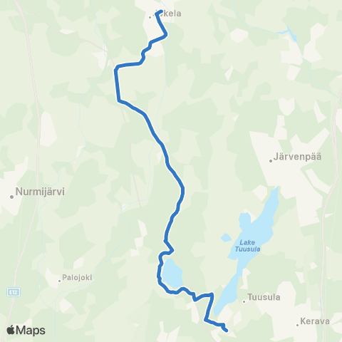 HSL Hyrylä-Jäniksenlinna-Perttu-Jokela map