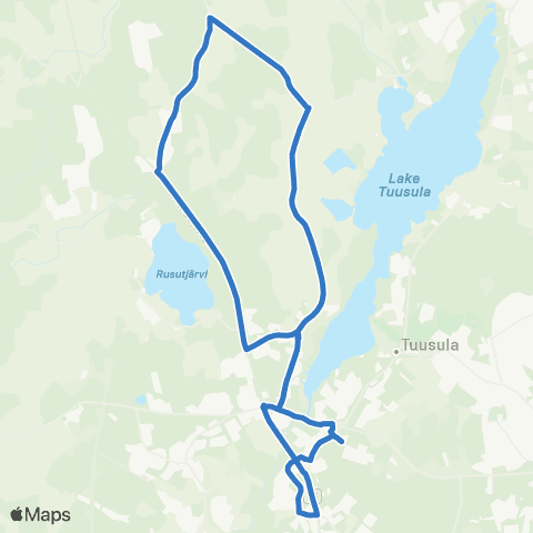 HSL Hyrylä-Paijala-Ruskela-Sahatie-Hyrylä map