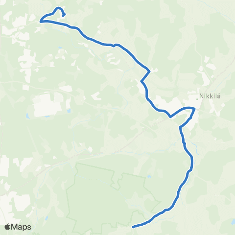 HSL Hindsby (Knuters)-Nikkilä-Talma map
