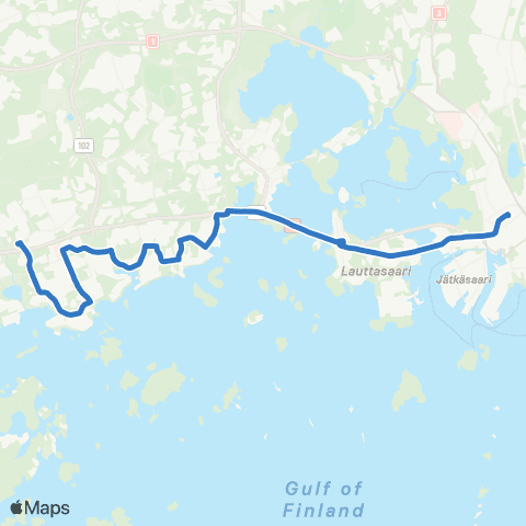 HSL Kamppi-Lauttasaari (M)-Westend-Matinkylä(M)-Friisilä map