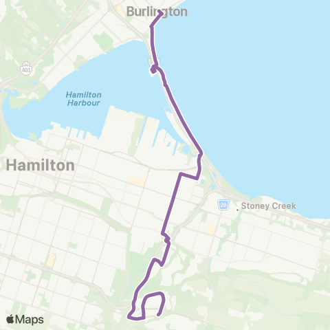 HSR Parkdale map