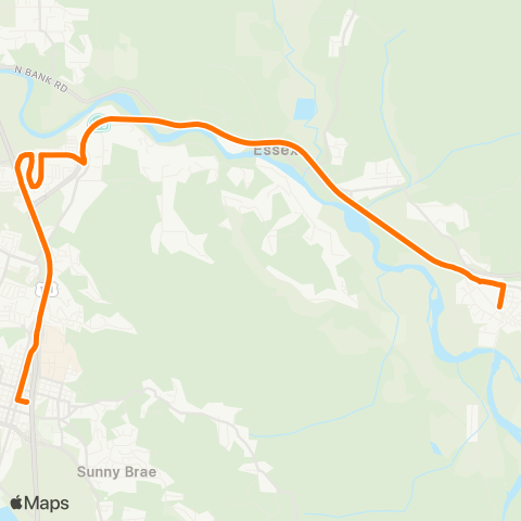 North State Express: 299 North State Express 299 map