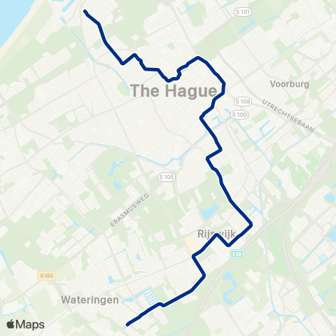 HTM Statenkwartier - Wateringen map