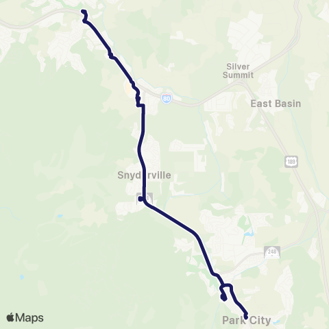 High Valley Transit Spiro / 224 Local map