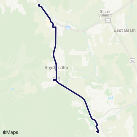 High Valley Transit NEW Snowball Express map