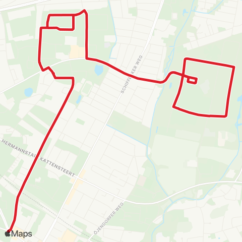 StadtBus/RegionalBus (Hamburg)  map