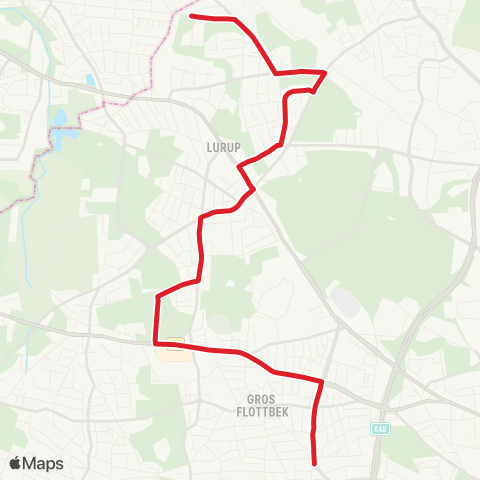 StadtBus/RegionalBus (Hamburg) Lurup, Neißestraße > Elbgaustraße > Osdorf > Othmarschen map