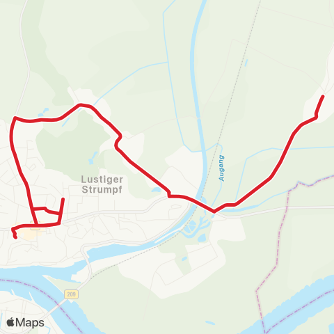StadtBus/RegionalBus (Umland) Lanze > Buchhorst > Lauenburg, Zob map