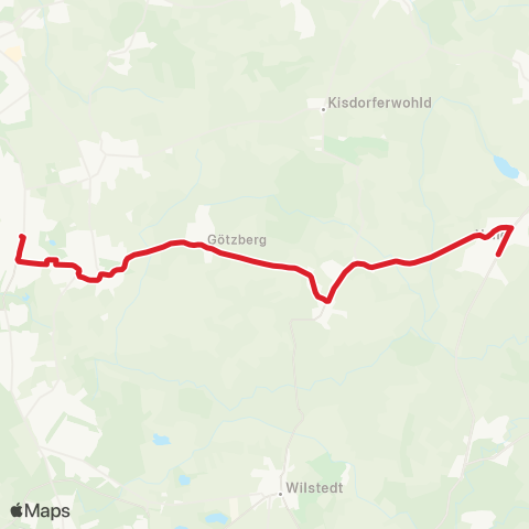 StadtBus/RegionalBus (Umland) Henstedt-Ulzburg > Nahe > Sülfeld > Bf. Bad Oldesloe map
