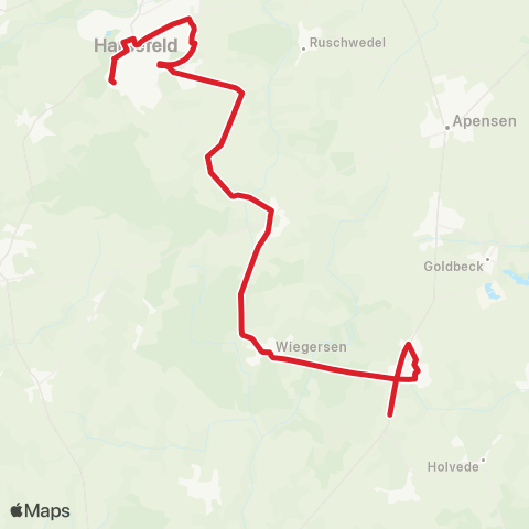 StadtBus/RegionalBus (Umland) Sauensiek - Griemshorst - Harsefeld map