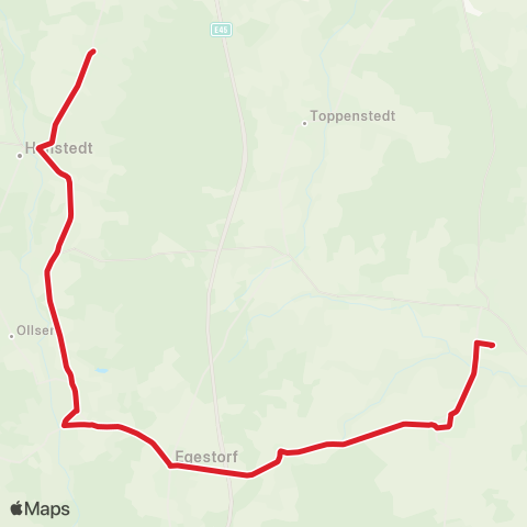 StadtBus/RegionalBus (Umland) Quarrendorf - Hanstedt - Egestorf - Salzhausen map