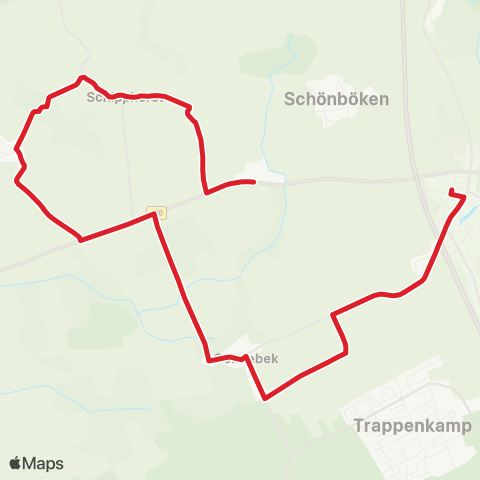StadtBus/RegionalBus (Hamburg) Bornhöved - Hollenbek - Rendswühren - Bornhöved map