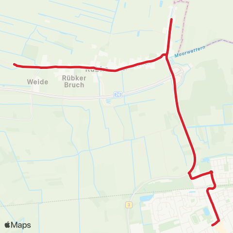 StadtBus/RegionalBus (Umland) Rübke - Neu Wulmstorf map