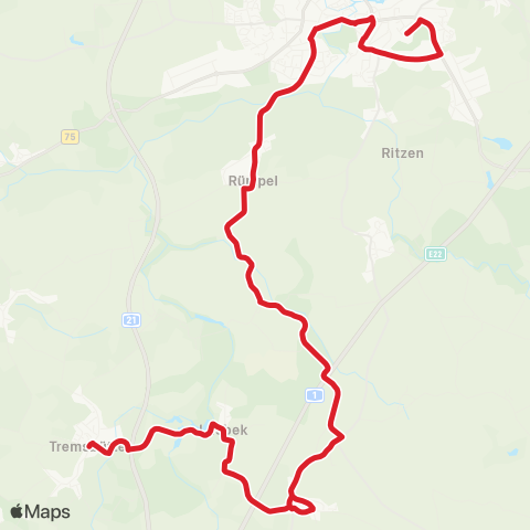 StadtBus/RegionalBus (Umland) Bad Oldesloe > Lasbek >Bargteheide map