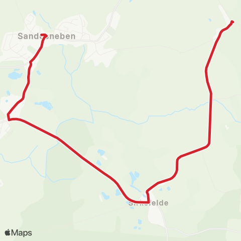 StadtBus/RegionalBus (Umland) Klinkrade > Sirksfelde >Trittau map