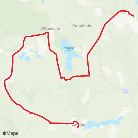 StadtBus/RegionalBus (Umland) Bad Segeberg > Todesfelde > Leezen map