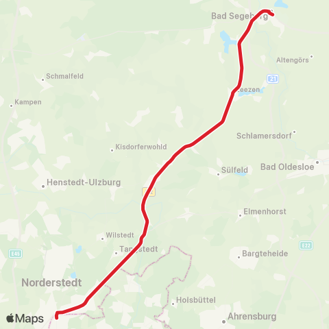 StadtBus/RegionalBus (Umland)  map