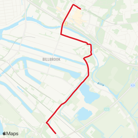 StadtBus/RegionalBus (Hamburg) Ikea Moorfleet > Billwerder-Moorfleet > Billstedt map
