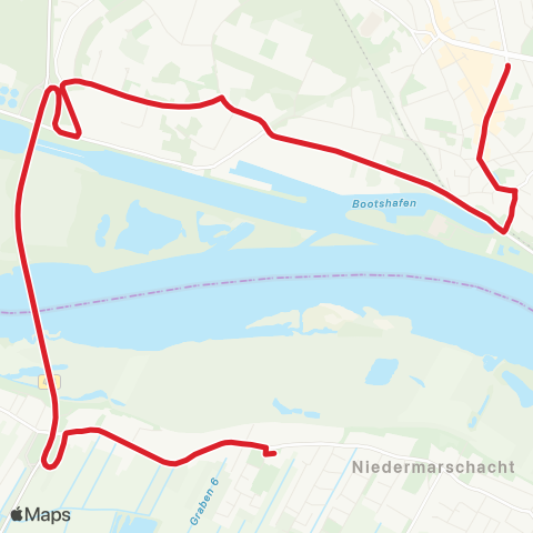 StadtBus/RegionalBus (Hamburg) Geesthacht, Zob > Gewerbegebiet Mitte / West > Vierlander Straße / Niedermarschacht map