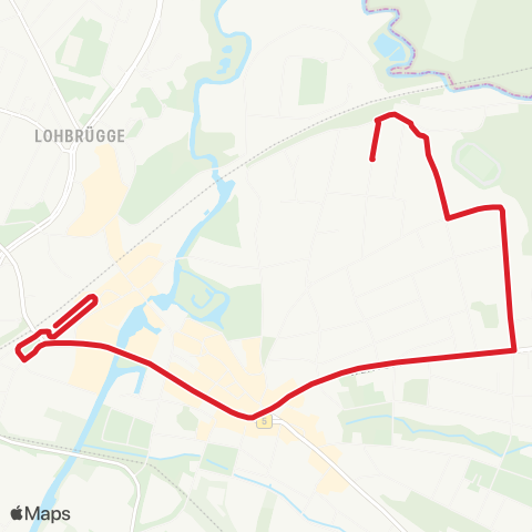 StadtBus/RegionalBus (Hamburg) Bf. Bergedorf > Luisen-Gymnasium / Hansa-Gymnasium map