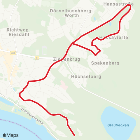 StadtBus/RegionalBus (Hamburg) Geesthacht, Ziegenkrug > Geesthacht, Oberstadt > Geesthacht, Zob > Edmundsthal map