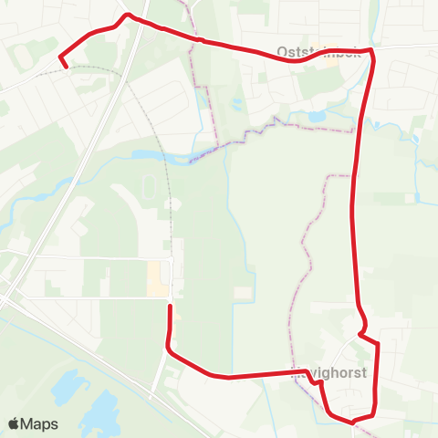 StadtBus/RegionalBus (Hamburg) Steinfurther Allee > Havighorst > Mümmelmannsberg map