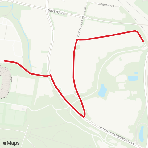 Andere Linien S Stellingen - Arenen map