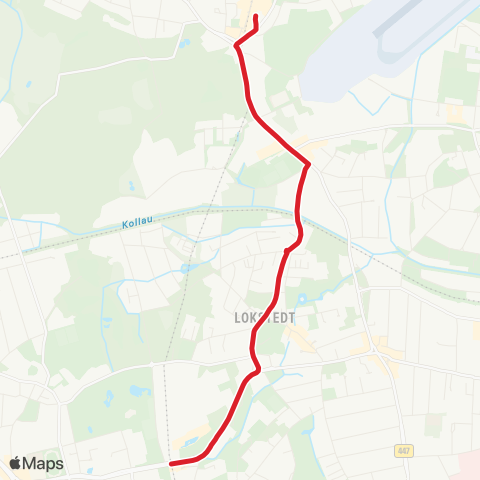 StadtBus/RegionalBus (Hamburg) Hagenbecks Tierpark > Niendorf Markt map