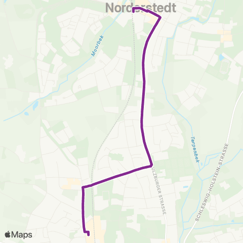 SEV Ersatzverkehr Ri Ohlstedt / Großhansdorf map