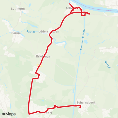 StadtBus/RegionalBus (Umland)  map