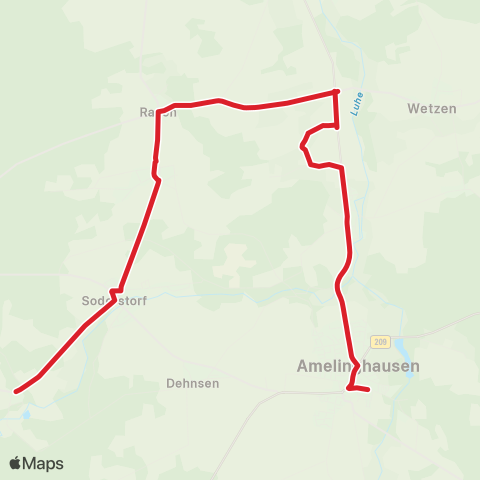 StadtBus/RegionalBus (Umland)  map