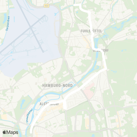 Andere Linien Ersatzverkehr Ri Ohlstedt / Großhansdorf map