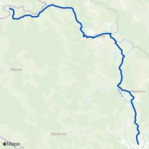 HŽPP Bubnjarci - Karlovac map