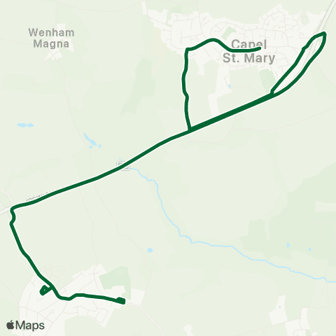 Ipswich Buses Methodist Church - High School map