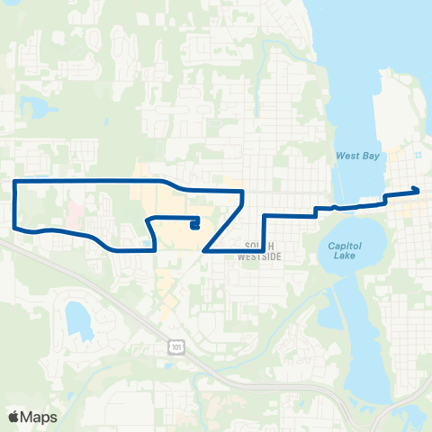 Intercity Transit Capital Medical Center map