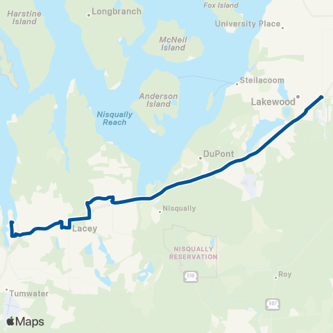 Intercity Transit Lacey Connector map