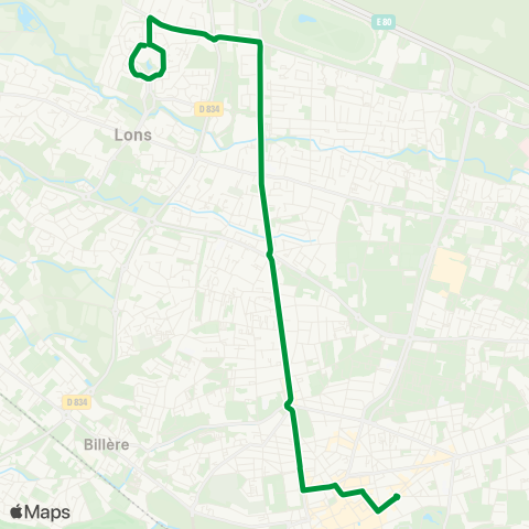 Idélis Lons Perlic <> Pau Bosquet map