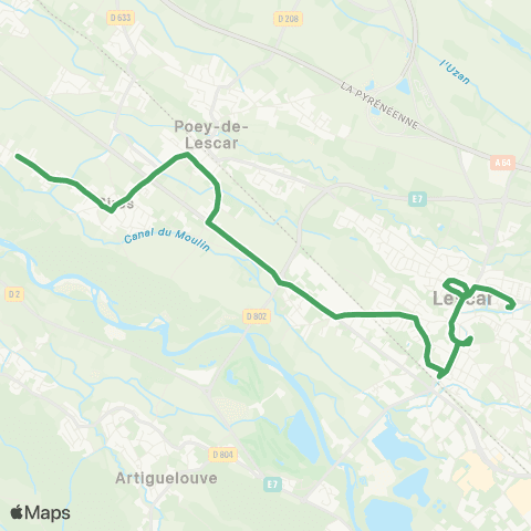 Idélis - Scolaris  map