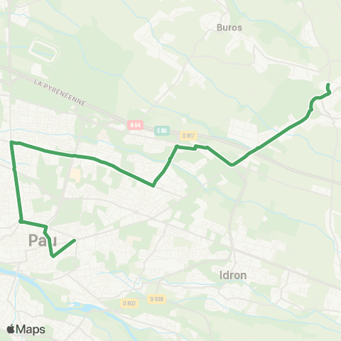 Idélis - Scolaris  map