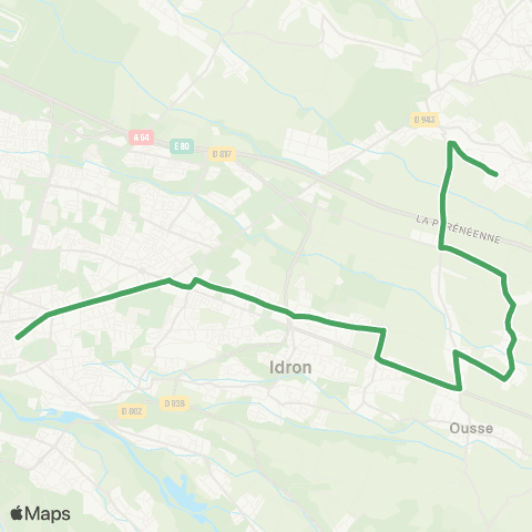 Idélis - Scolaris  map