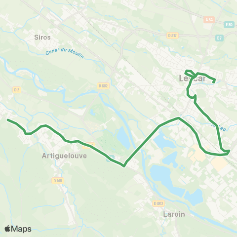 Idélis - Scolaris  map
