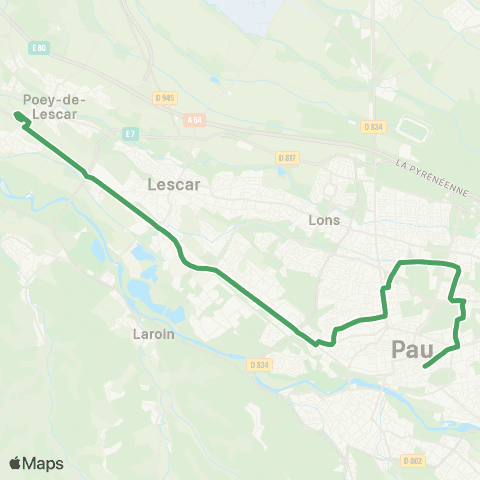 Idélis - Scolaris  map