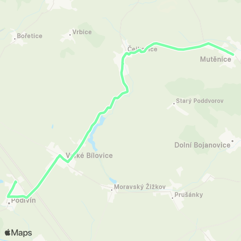 IDS JMK Podivín - Čejkovice - MutěNice - Dubňany - Ratíškovice - Rohatec map