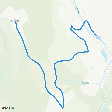 IDS JMK Blansko,,Aut.St. - Blansko,Olešná - Blansko,HořIce map