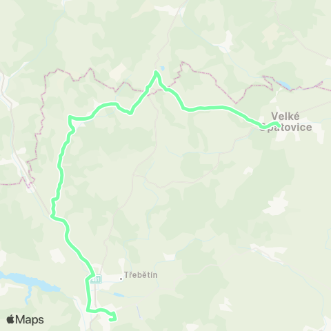 IDS JMK Letovice - Deštná - Roubanina - Velké Opatovice map