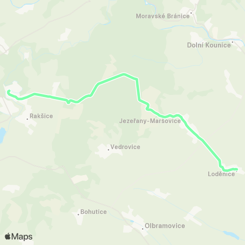 IDS JMK Moravský Krumlov - LoděNice map