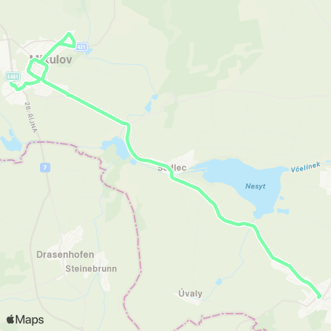 IDS JMK Valtice - Mikulov map